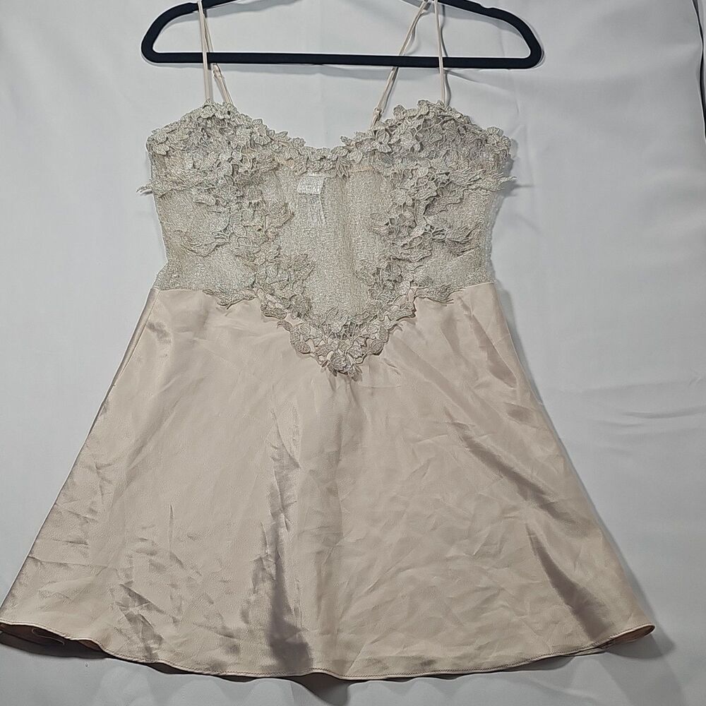 Flora Nikrooz Showstopper Chemise Champagne Sz  xs Nordstrom